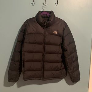 North Face Mens Black Nuptse Puffer Jacket Large L